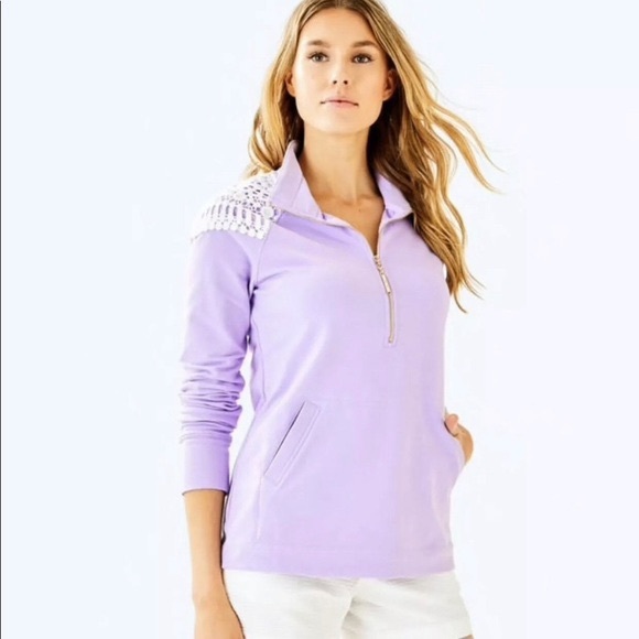 Lilly Pulitzer Tops - [Lilly Pulitzer] Lilac Skipper Solid Popover